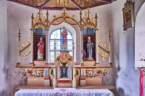 Gemeinde Reischach Landkreis Altötting Oberthal Perseis Kapelle (Dirschl Johann) Deutschland AÖ
